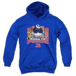 Kung Fu Panda 3 Kids Hoodie Kung Furry Royal Blue Youth Hoody Kung Fu Panda 3 Kids Hoodie Kung Furry Royal Blue Youth Hoody
