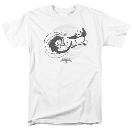 Kung Fu Panda 3 Shirt Face Off White T-Shirt