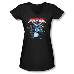 Kung Fu Panda Shirt Juniors V Neck Kung Fu Group Black Tee T-Shirt Kung Fu Panda Shirt Juniors V Neck Kung Fu Group Black Tee T-Shirt