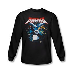 Kung Fu Panda Shirt Kung Fu Group Long Sleeve Black Tee T-Shirt Kung Fu Panda Shirt Kung Fu Group Long Sleeve Black Tee T-Shirt