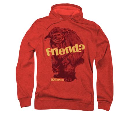 Labyrinth Hoodie Sweatshirt Ludo Friend Red Adult Hoody Sweat Shirt