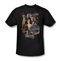Labyrinth Shirt 25 Years Of Magic Adult Black Tee T-Shirt Labyrinth Shirt 25 Years Of Magic Adult Black Tee T-Shirt