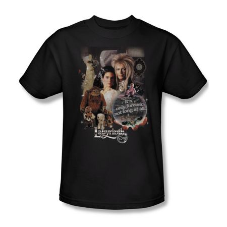 Labyrinth Shirt 25 Years Of Magic Adult Black Tee T-Shirt