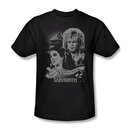 Labyrinth Shirt Anniversary Adult Black Tee T-Shirt