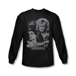 Labyrinth Shirt Anniversary Long Sleeve Black Tee T-Shirt