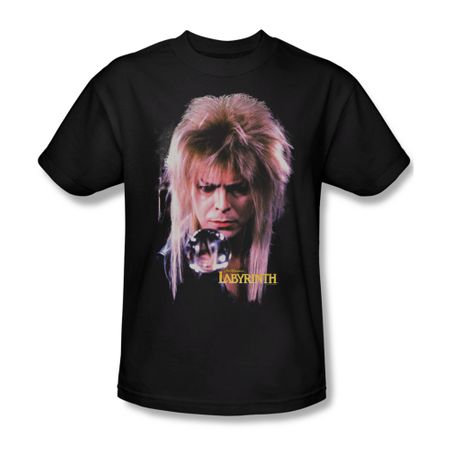 Labyrinth Shirt Goblin King Adult Black Tee T-Shirt