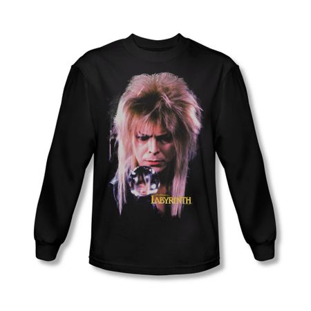 Labyrinth Shirt Goblin King Long Sleeve Black Tee T-Shirt
