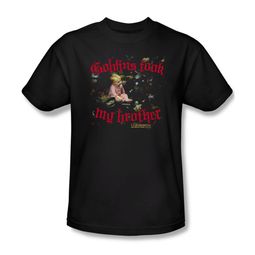 Labyrinth Shirt Goblins Took My Brother Adult Black Tee T-Shirt