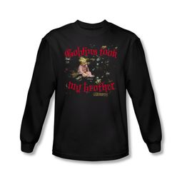Labyrinth Shirt Goblins Took My Brother Long Sleeve Black Tee T-Shirt