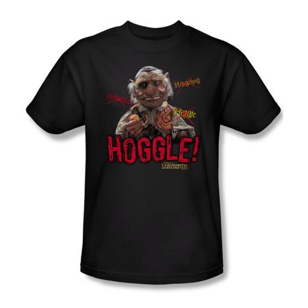 Labyrinth Shirt Hoggle Adult Black Tee T-Shirt