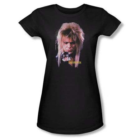 Labyrinth Shirt Juniors Goblin King Black Tee T-Shirt