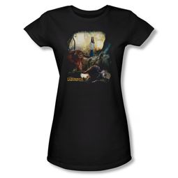 Labyrinth Shirt Juniors Sarah & Ludo Black Tee T-Shirt