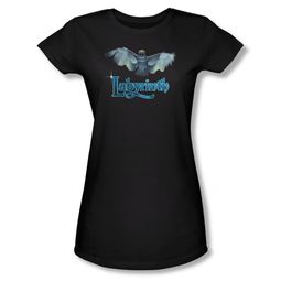 Labyrinth Shirt Juniors Title Sequence Black Tee T-Shirt