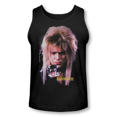 Labyrinth Shirt Juniors V Neck Goblin King Black Tee T-Shirt