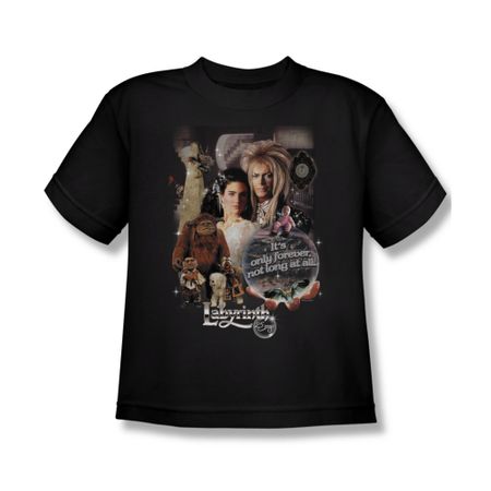Labyrinth Shirt Kids 25 Years Of Magic Black Youth Tee T-Shirt