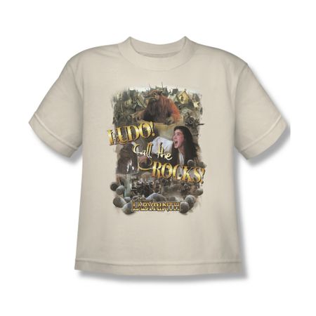 Labyrinth Shirt Kids Call The Rocks Cream Youth Tee T-Shirt