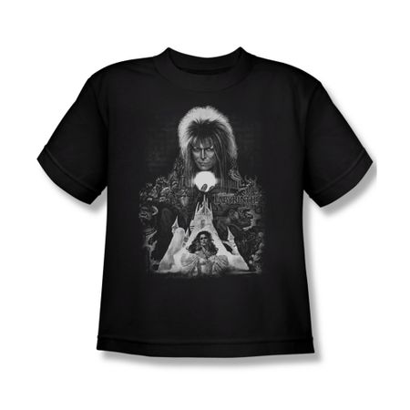 Labyrinth Shirt Kids Castle Black Youth Tee T-Shirt