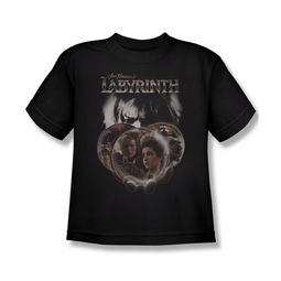 Labyrinth Shirt Kids Globes Black Youth Tee T-Shirt