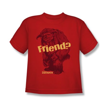 Labyrinth Shirt Kids Ludo Friend Red Youth Tee T-Shirt