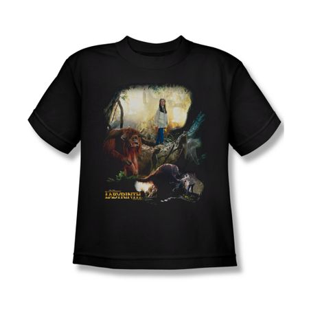 Labyrinth Shirt Kids Sarah & Ludo Black Youth Tee T-Shirt