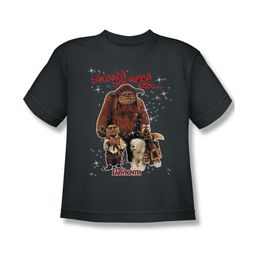 Labyrinth Shirt Kids Should You Need Us Charcoal Youth Tee T-Shirt