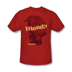 Labyrinth Shirt Ludo Friend Adult Red Tee T-Shirt