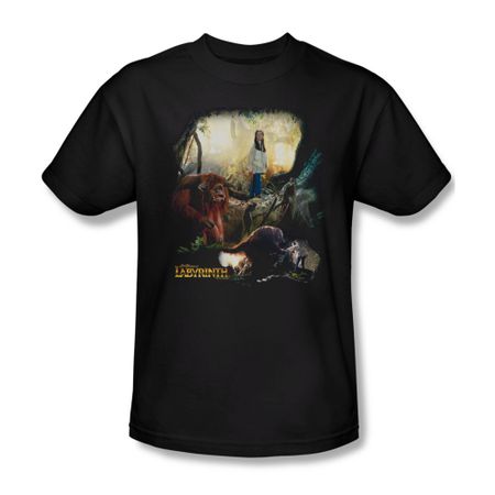 Labyrinth Shirt Sarah & Ludo Adult Black Tee T-Shirt