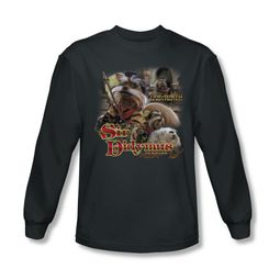 Labyrinth Shirt Sir Didymus Long Sleeve Charcoal Tee T-Shirt