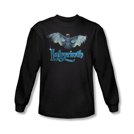 Labyrinth Shirt Title Sequence Long Sleeve Black Tee T-Shirt
