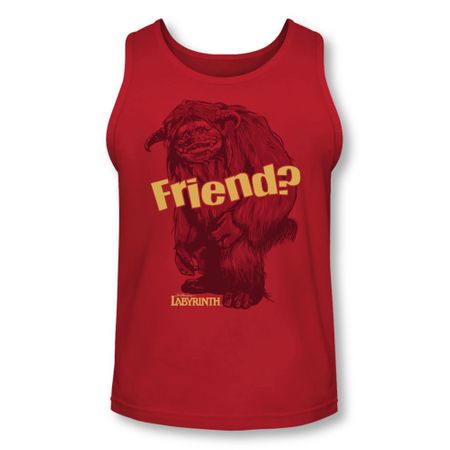 Labyrinth Tank Top Ludo Friend Red Tanktop