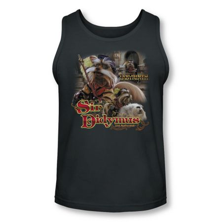 Labyrinth Tank Top Sir Didymus Charcoal Tanktop