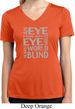 Ladies An Eye for an Eye Moisture Wicking V-neck