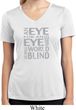Ladies An Eye for an Eye Moisture Wicking V-neck