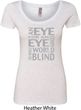 Ladies An Eye for an Eye Scoop Neck