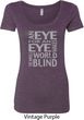 Ladies An Eye for an Eye Scoop Neck