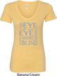 Ladies An Eye for an Eye V-Neck Shirt