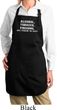 Ladies Apron Alcohol Tobacco Firearms Full Length Apron with Pockets