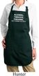 Ladies Apron Alcohol Tobacco Firearms Full Length Apron with Pockets