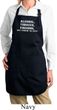 Ladies Apron Alcohol Tobacco Firearms Full Length Apron with Pockets