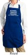 Ladies Apron Alcohol Tobacco Firearms Full Length Apron with Pockets
