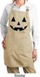 Ladies Apron Black Jack O Lantern Full Length Apron with Pockets