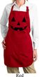 Ladies Apron Black Jack O Lantern Full Length Apron with Pockets