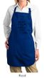 Ladies Apron Black Keep Calm Grill On Full Length Apron with Pockets