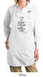 Ladies Apron Black Keep Calm Grill On Full Length Apron with Pockets