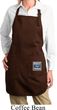 Ladies Apron Built Ford Bottom Print Full Length Apron with Pockets
