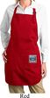 Ladies Apron Built Ford Bottom Print Full Length Apron with Pockets