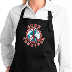 Ladies Apron Come Together Full Length Apron with Pockets