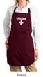 Ladies Apron Distressed Lifeguard Full Length Apron with Pockets