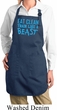Ladies Apron Eat Clean Full Length Apron with Pockets