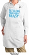 Ladies Apron Eat Clean Full Length Apron with Pockets